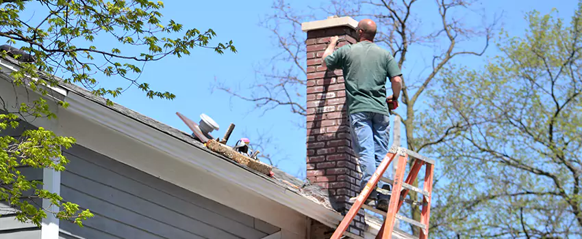 Vinyl and PVC Chimney Flashing Installation in Oakville, ON