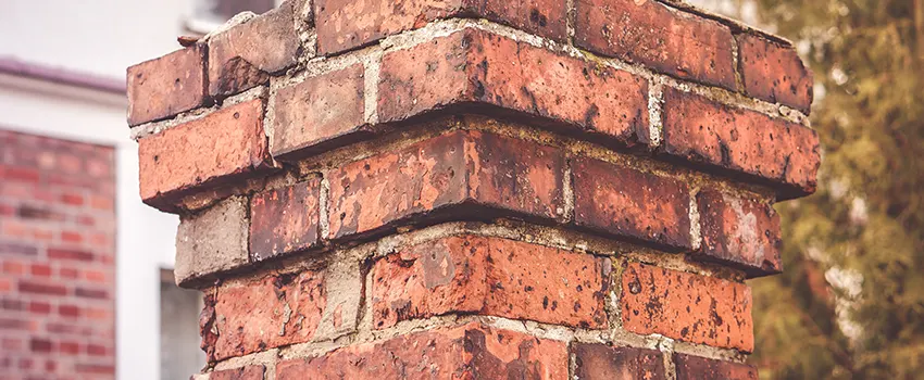 Cracked Chimney Bricks Repair Cost in Oakville, Ontario