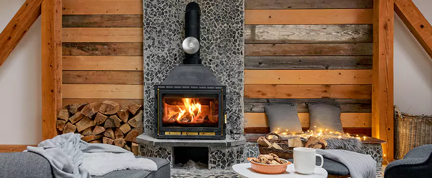 Thelin Hearth Products Direct Vent Gas Stove Fireplace Inspection in Oakville, Ontario